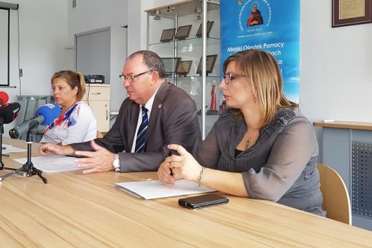 Konferencja prasowa w MOPR 21.08.2018 r.