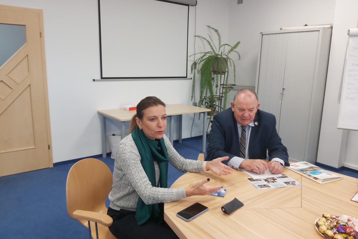 Spotkanie z prezesem stowarzyszenia „Związek Ukraińców w Suwałkach”